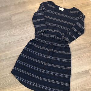 Striped Navy Dress, never been worn!